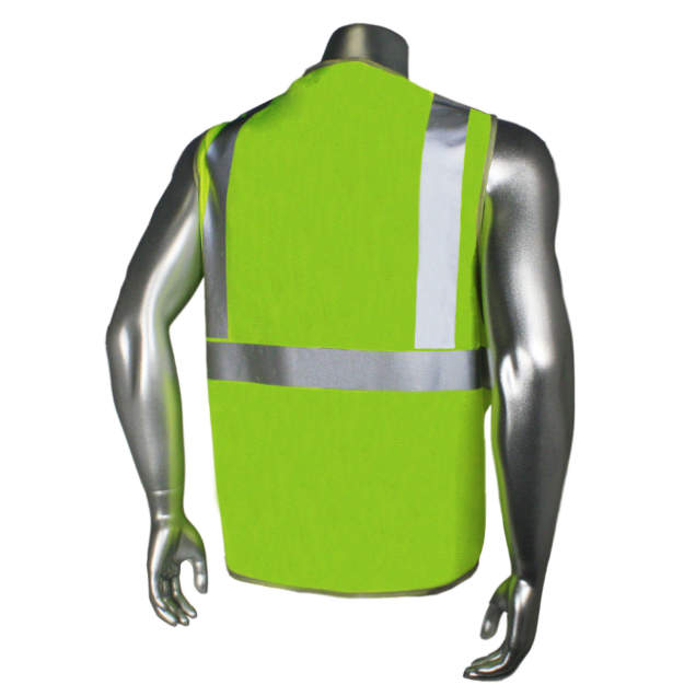 Radians Lhv 4ansi Pc Type R Class 2 Solid Safety Vest Solid Material Velcro Closure Safety 6302